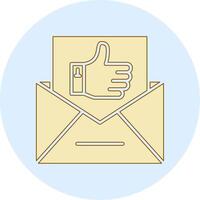 Email Like Vecto Icon vector