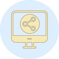 Data Share Vecto Icon vector