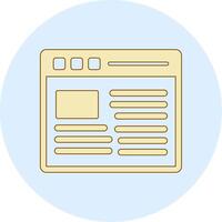 Web Page Vecto Icon vector