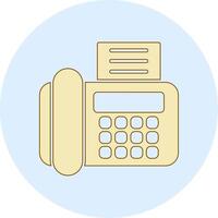 Fax Machine Vecto Icon vector