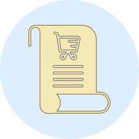 Shopping List Vecto Icon vector