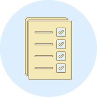 Check list Vecto Icon vector
