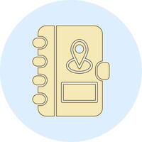 Address Book Vecto Icon vector