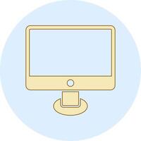 Moniter Screen Vecto Icon vector