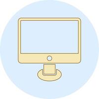 Moniter Screen Vecto Icon vector