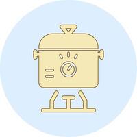 Slow Cooker Vecto Icon vector