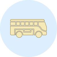 autobús vecto icono vector