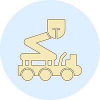 Boom Lift Vecto Icon vector