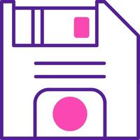 Floppy Disk Vecto Icon vector