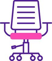 Office Chair Vecto Icon vector