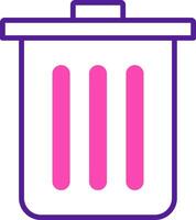 Dustbin Vecto Icon vector