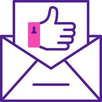 Email Like Vecto Icon vector