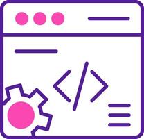 Web Development Vecto Icon vector