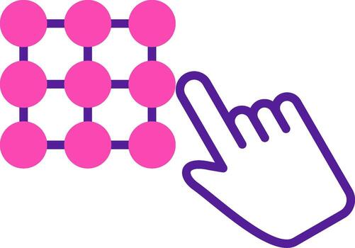 acceso código vecto icono vector