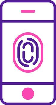 FingerPrint Verification Vecto Icon vector