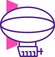 Blimp Vecto Icon vector