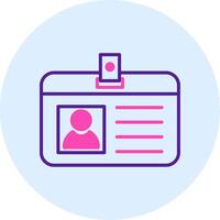 Identification Card Vecto Icon vector