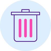 Dustbin Vecto Icon vector