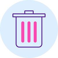 Dustbin Vecto Icon vector