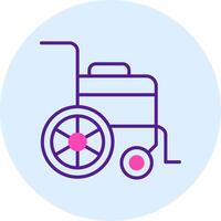 Wheel Chair Vecto Icon vector