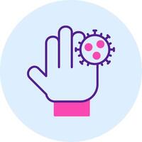 Dirty Hands Vecto Icon vector