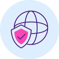 Global Protection Vecto Icon vector