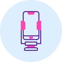 Smartphone Stand Vecto Icon vector