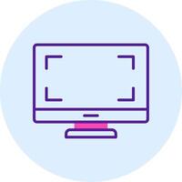 Monitor Vecto Icon vector