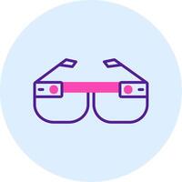 Smart Glasses Vecto Icon vector