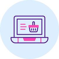 Online Shopping Vecto Icon vector