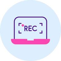 Recording Vecto Icon vector