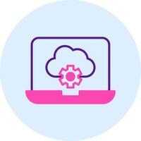 Cloud Computing Vecto Icon vector