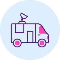 News Van Vecto Icon vector