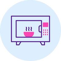 Microwave Oven Vecto Icon vector