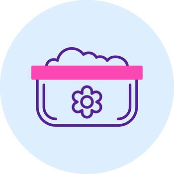 lavar platos maceta vecto icono vector