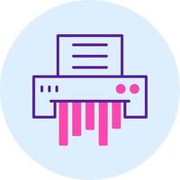 Paper Shredder Vecto Icon vector