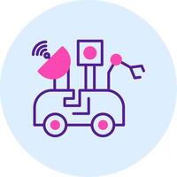 Moon Rover Vecto Icon vector