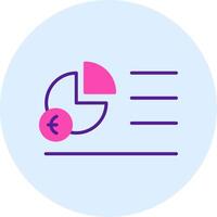 Portion Pie Chart Vecto Icon vector