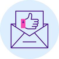 Email Like Vecto Icon vector