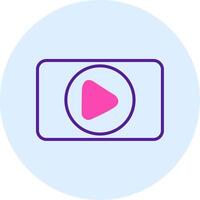 Video Player Vecto Icon vector