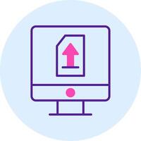 Upload File Vecto Icon vector