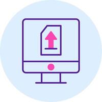 Upload File Vecto Icon vector