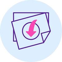 File Download Vecto Icon vector