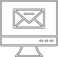 correo electrónico vecto icono vector