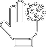 Dirty Hands Vecto Icon vector