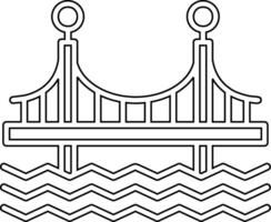 Bridge Vecto Icon vector