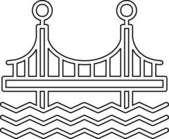 Bridge Vecto Icon vector