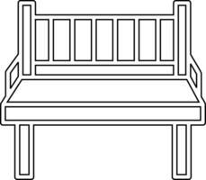 Bench Vecto Icon vector