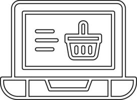 Online Shopping Vecto Icon vector