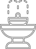 fuente vecto icono vector